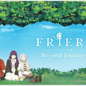 New Party - Frieren: Beyond Journey's End Anime Gaming Desk Mat \u2013 Large Extended Mouse & Keyboard Pad