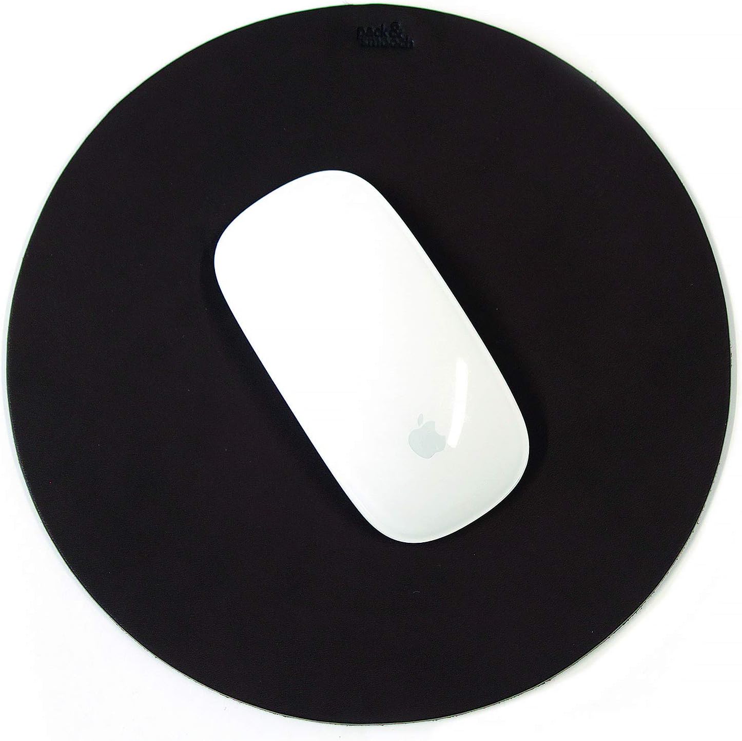 Pack & Smooch Leather Mouse Pad with Anti-Slip Natural Rubber Backside- Vegetable Tanned Leather Light Brown - Image 7