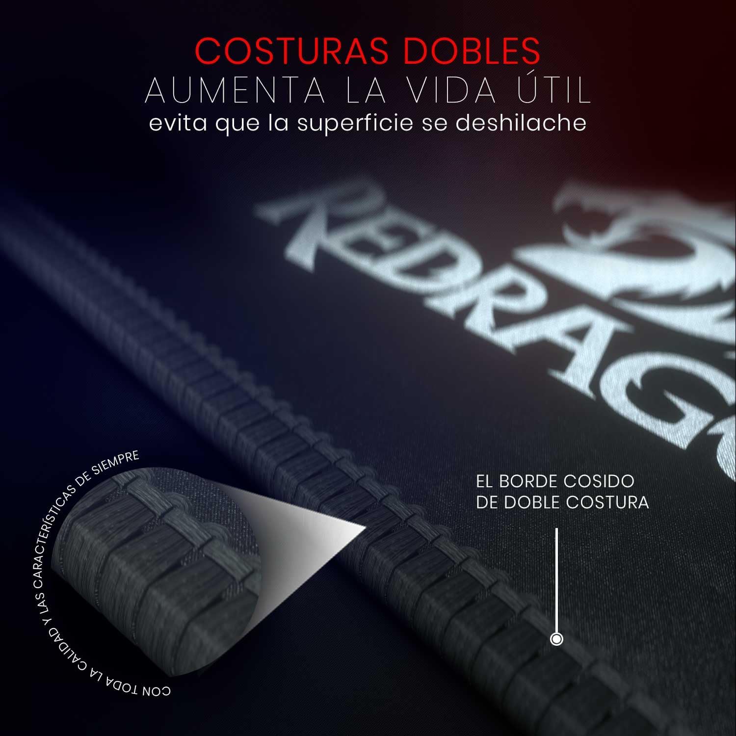 Redragon Flicker Gaming Mouse Pad 90 x 40 XL P032 - Image 3