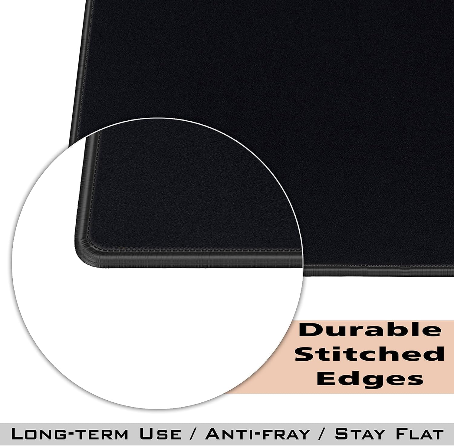 SaiTech IT 5 Pack 2mm Mouse Pad with Stitched Edges Non-Slip Rubber Base, Premium-Textured and Waterproof Mousepads Bulk, Mouse Pad for Computers, Laptop, Office & Home, 8.66 x 7.1 inch - Image 5