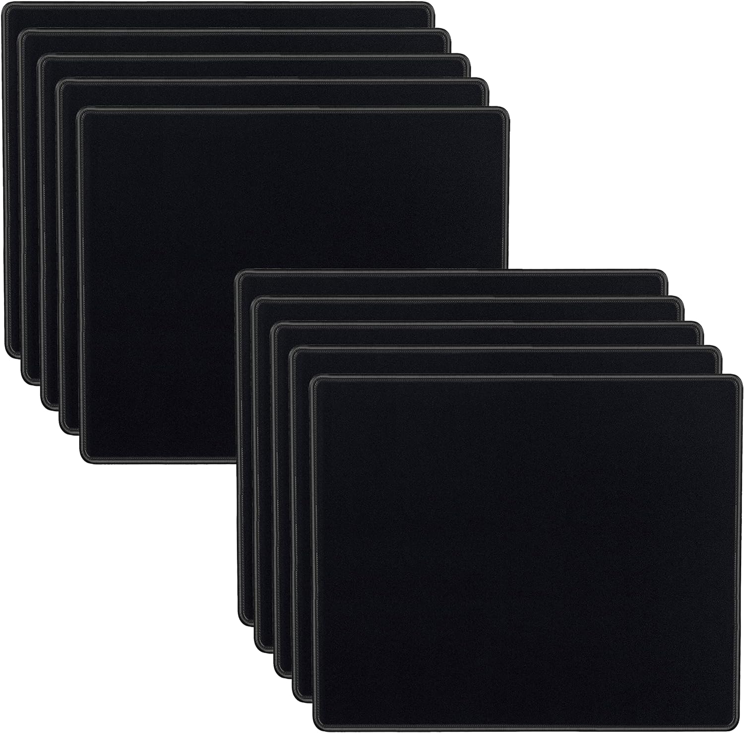 SaiTech IT 5 Pack 2mm Mouse Pad with Stitched Edges Non-Slip Rubber Base, Premium-Textured and Waterproof Mousepads Bulk, Mouse Pad for Computers, Laptop, Office & Home, 8.66 x 7.1 inch - Image 10