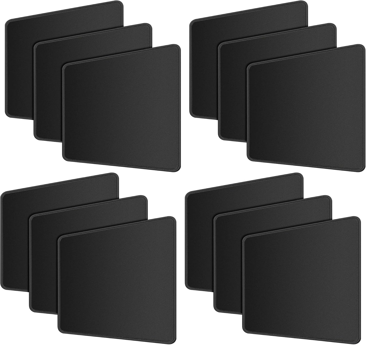 SaiTech IT 5 Pack 2mm Mouse Pad with Stitched Edges Non-Slip Rubber Base, Premium-Textured and Waterproof Mousepads Bulk, Mouse Pad for Computers, Laptop, Office & Home, 8.66 x 7.1 inch - Image 12