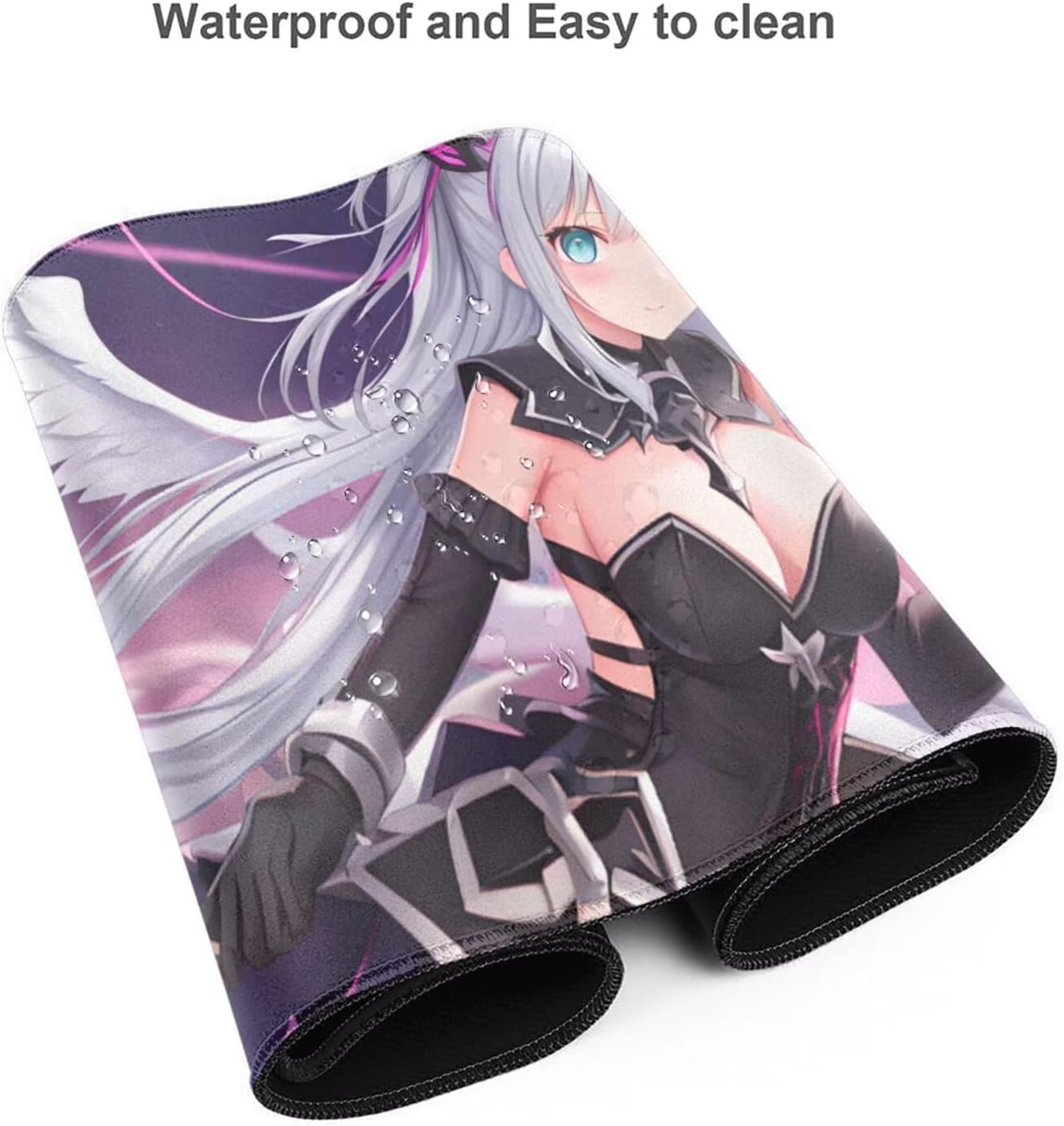 Sexy Mouse Pad Anime Desk Mat, Large Mouse Pad 47.2x23.6 inch, XXL Mousepad with Non-Slip Rubber Base, Waterproof Computer Keyboard Mat with Stitched Edges, Gaming Mousepad for Desk Office Decor Q698 - Image 5