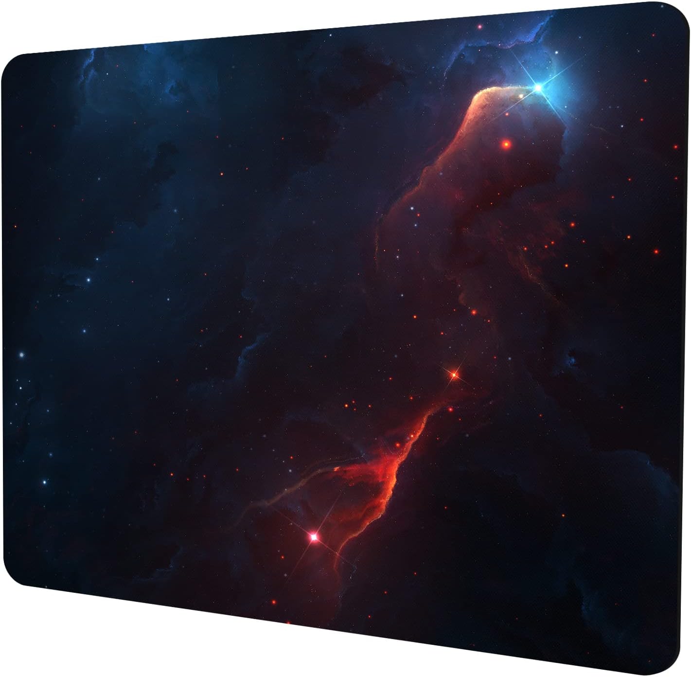 SHALYSONG Galaxy Mouse pad, Orange and Cyan Nebula Mouse Pads Office Computer Mousepad, Non-Slip Washable Small Mouse mat 9.5 X 7.9 inch - Image 26