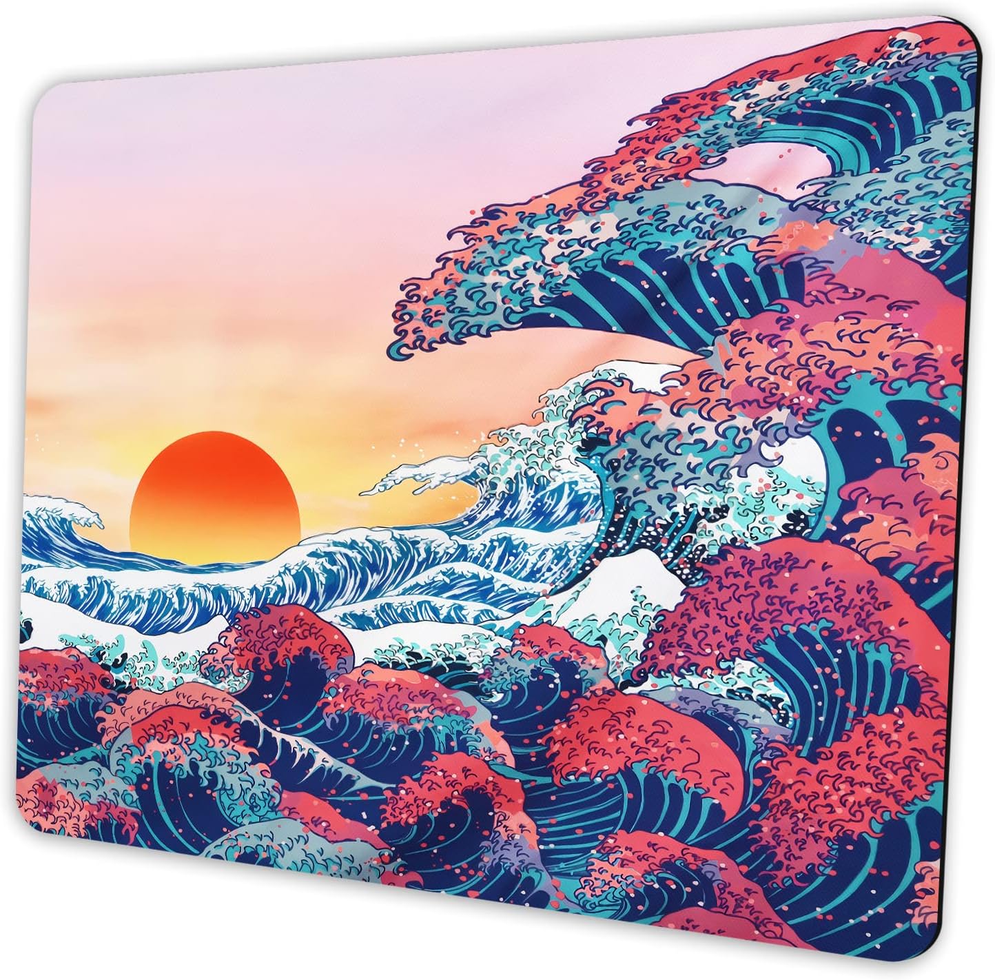 SHALYSONG Galaxy Mouse pad, Orange and Cyan Nebula Mouse Pads Office Computer Mousepad, Non-Slip Washable Small Mouse mat 9.5 X 7.9 inch - Image 34