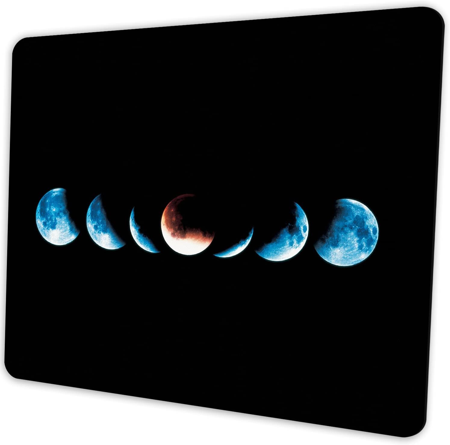 SHALYSONG Galaxy Mouse pad, Orange and Cyan Nebula Mouse Pads Office Computer Mousepad, Non-Slip Washable Small Mouse mat 9.5 X 7.9 inch - Image 15