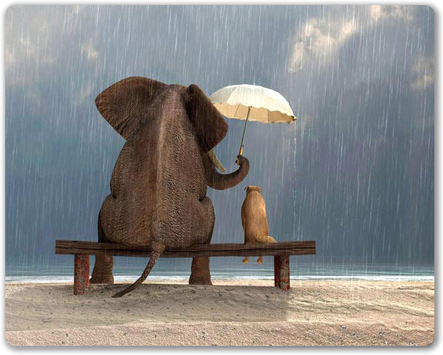 SHALYSONG Galaxy Mouse pad, Orange and Cyan Nebula Mouse Pads Office Computer Mousepad, Non-Slip Washable Small Mouse mat 9.5 X 7.9 inch - Image 13