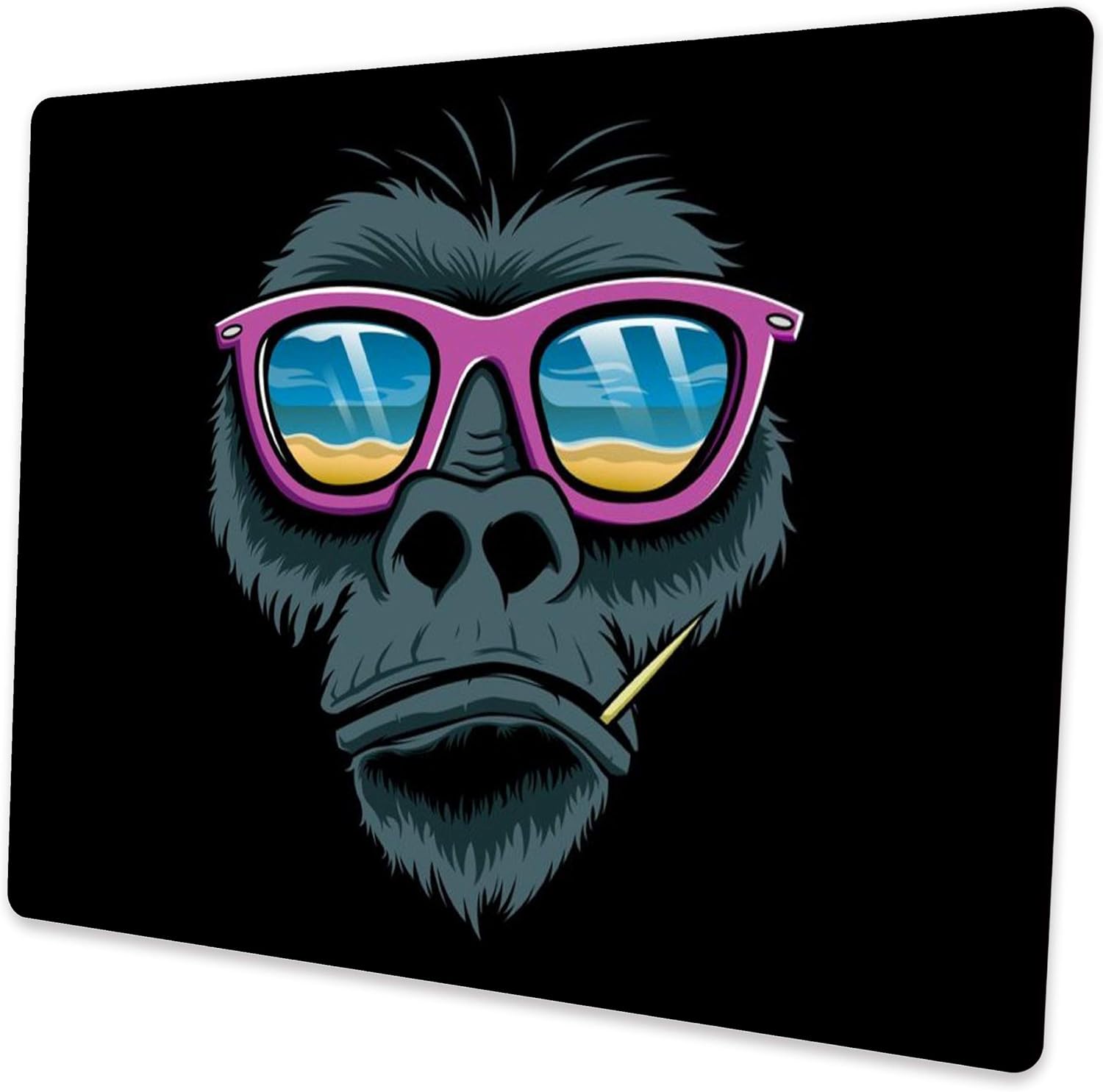 SHALYSONG Sunset Beach Mouse pad with Tropical Ocean Landscape and Non-Slip Rubber Base Design for Personalized Women's Office Desktop Decoration Accessories 9.5x7.9 inch - Image 9