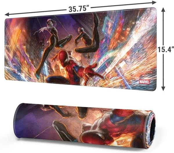Skinit Extra Large Gaming Mouse Pad - Officially Licensed Group Wall Design with Stitched Edges, Waterproof, Non-Slip Rubber Base, Desk Mat for Keyboard & Mouse, 35.75" x 15.4" inches - Image 2