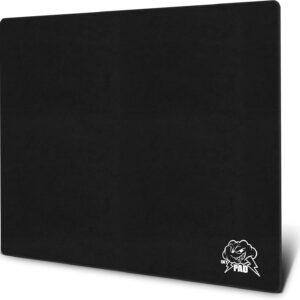SkyPAD Glas 3.0 XL Gaming Mouse Pad with Cloud Logo | Professional Large Mouse Mat | 400 x 500 mm | Black | Special Glass Surface with Improved Precision and Speed