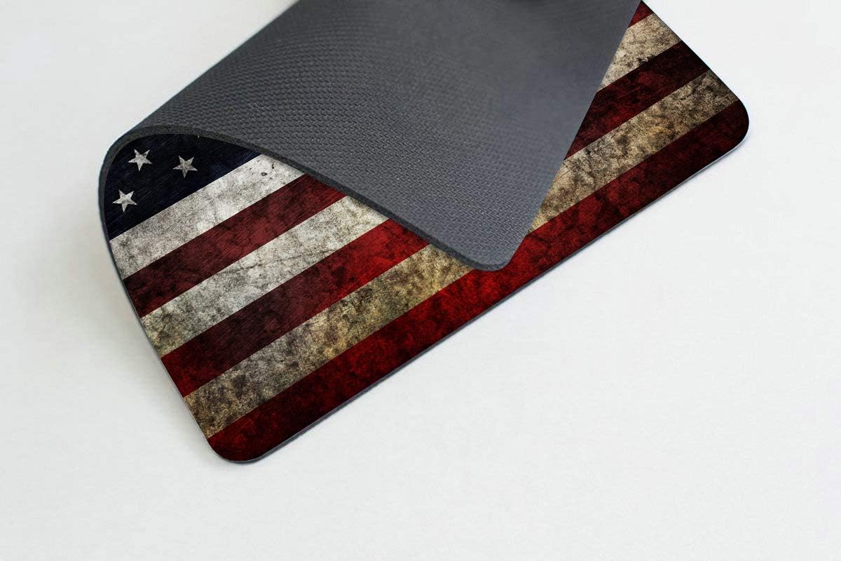 United States National Flag Mousepad Non-Slip Rubber Base Mouse Pads for Computers Laptop Office Desk Accessories Mouse pad (National Flag, 1pc) - Image 3