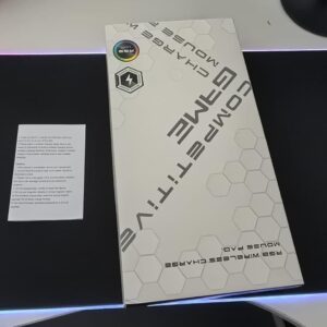 Wireless Charging RGB Gaming Mouse Pad 15W, LED Mouse Mat 900x400x4MM, Light Modes Extra Large Mousepad Non-Slip Rubber Base Computer Keyboard Mat for Gaming, MacBook, PC, Laptop, Desk