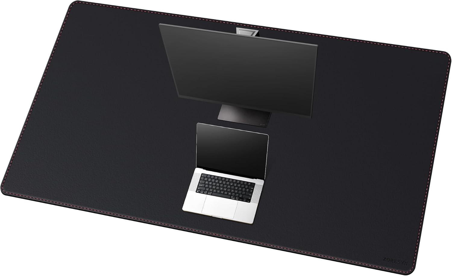 ZORESYN Conference Desk Mat Black (70.87" x 31.5") - PU Leather Large Mouse pad for Keyboard, Desk Mat with Nonslip Base and Waterproof Desktop Writing Pad Mouse Mat - Image 30