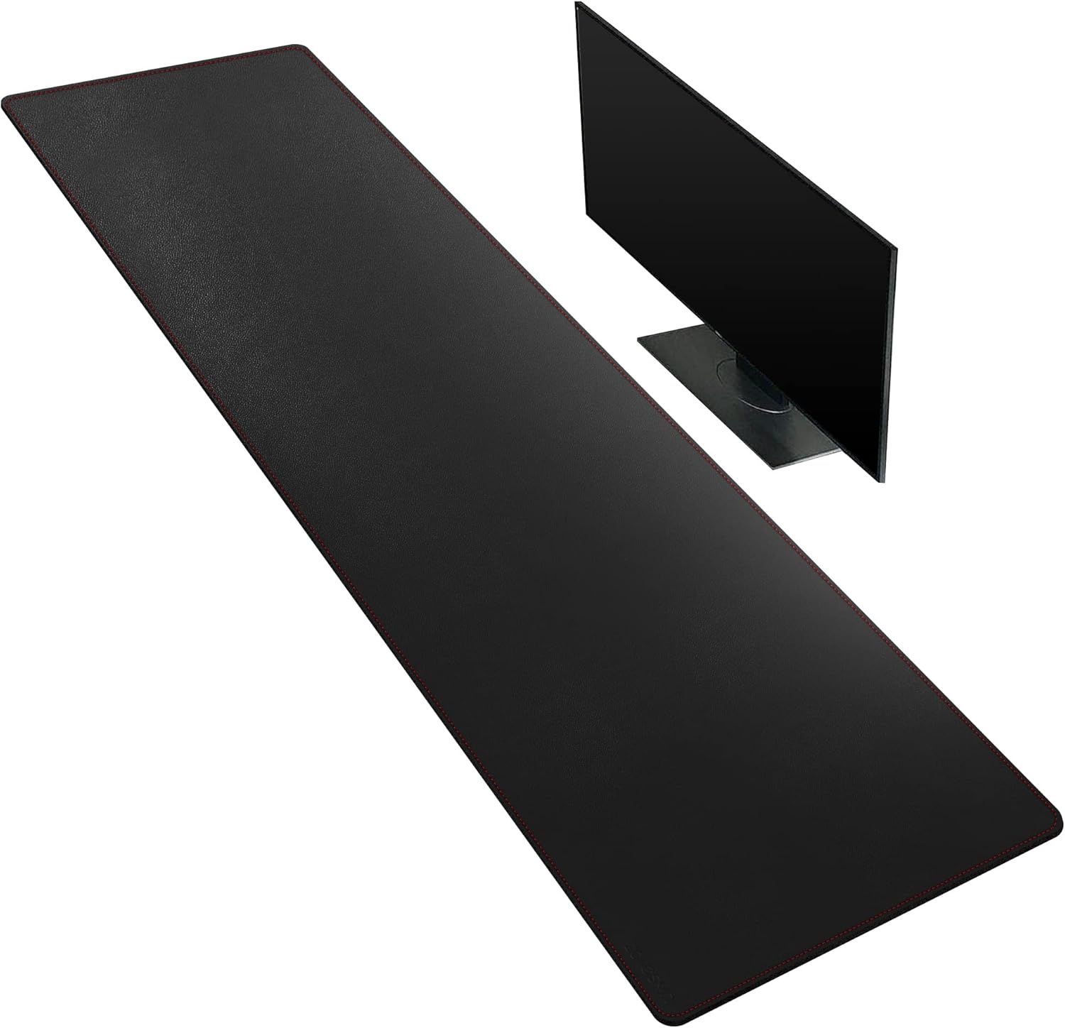 ZORESYN Conference Desk Mat Black (70.87" x 31.5") - PU Leather Large Mouse pad for Keyboard, Desk Mat with Nonslip Base and Waterproof Desktop Writing Pad Mouse Mat - Image 34