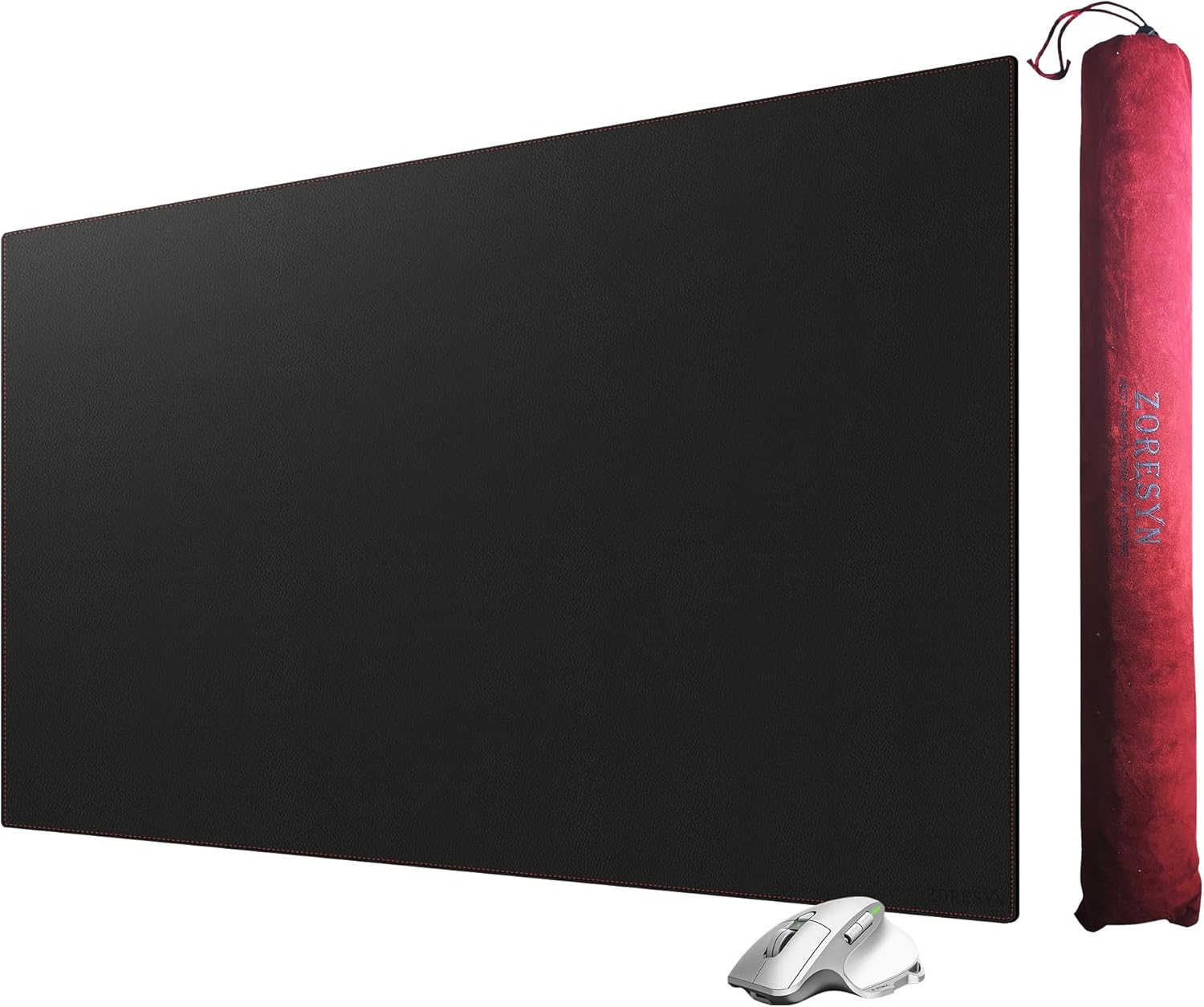 ZORESYN Conference Desk Mat Black (70.87" x 31.5") - PU Leather Large Mouse pad for Keyboard, Desk Mat with Nonslip Base and Waterproof Desktop Writing Pad Mouse Mat - Image 12