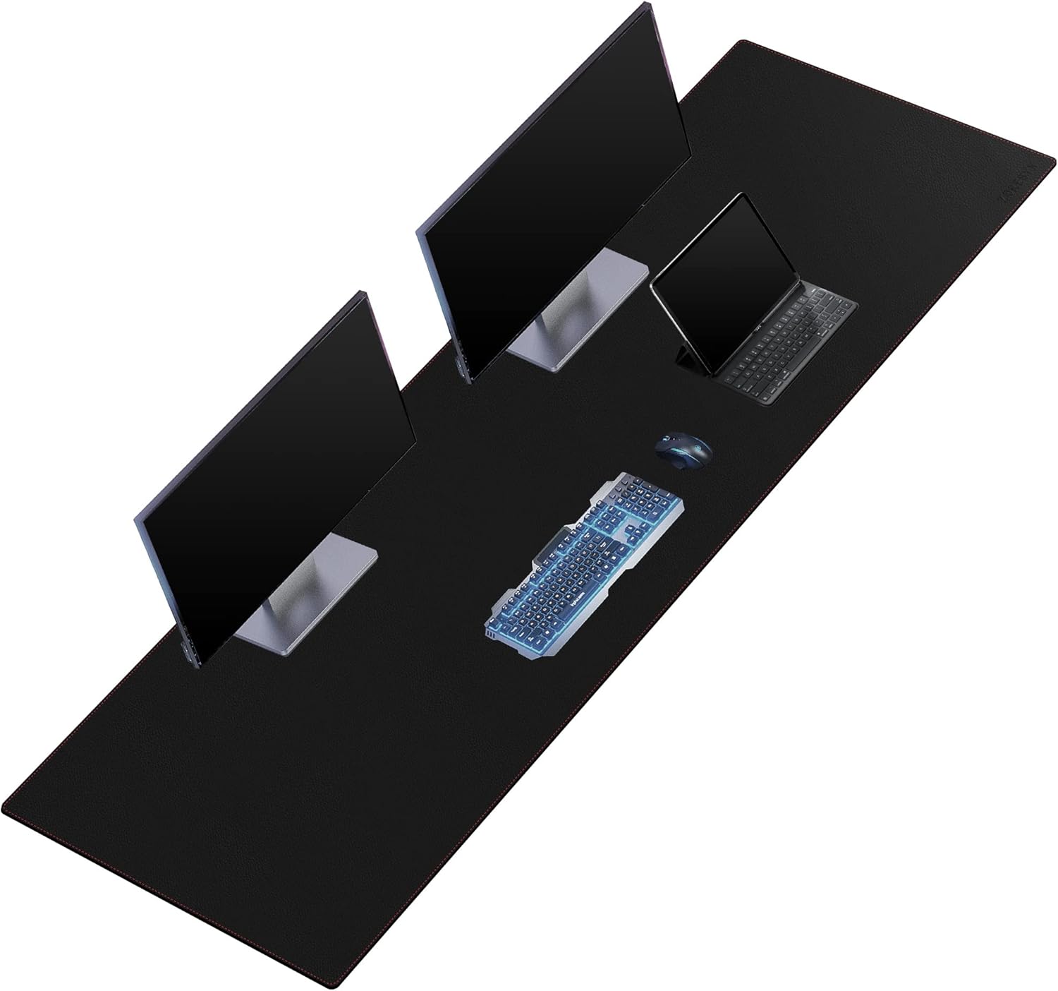 ZORESYN Conference Desk Mat Black (70.87" x 31.5") - PU Leather Large Mouse pad for Keyboard, Desk Mat with Nonslip Base and Waterproof Desktop Writing Pad Mouse Mat - Image 50