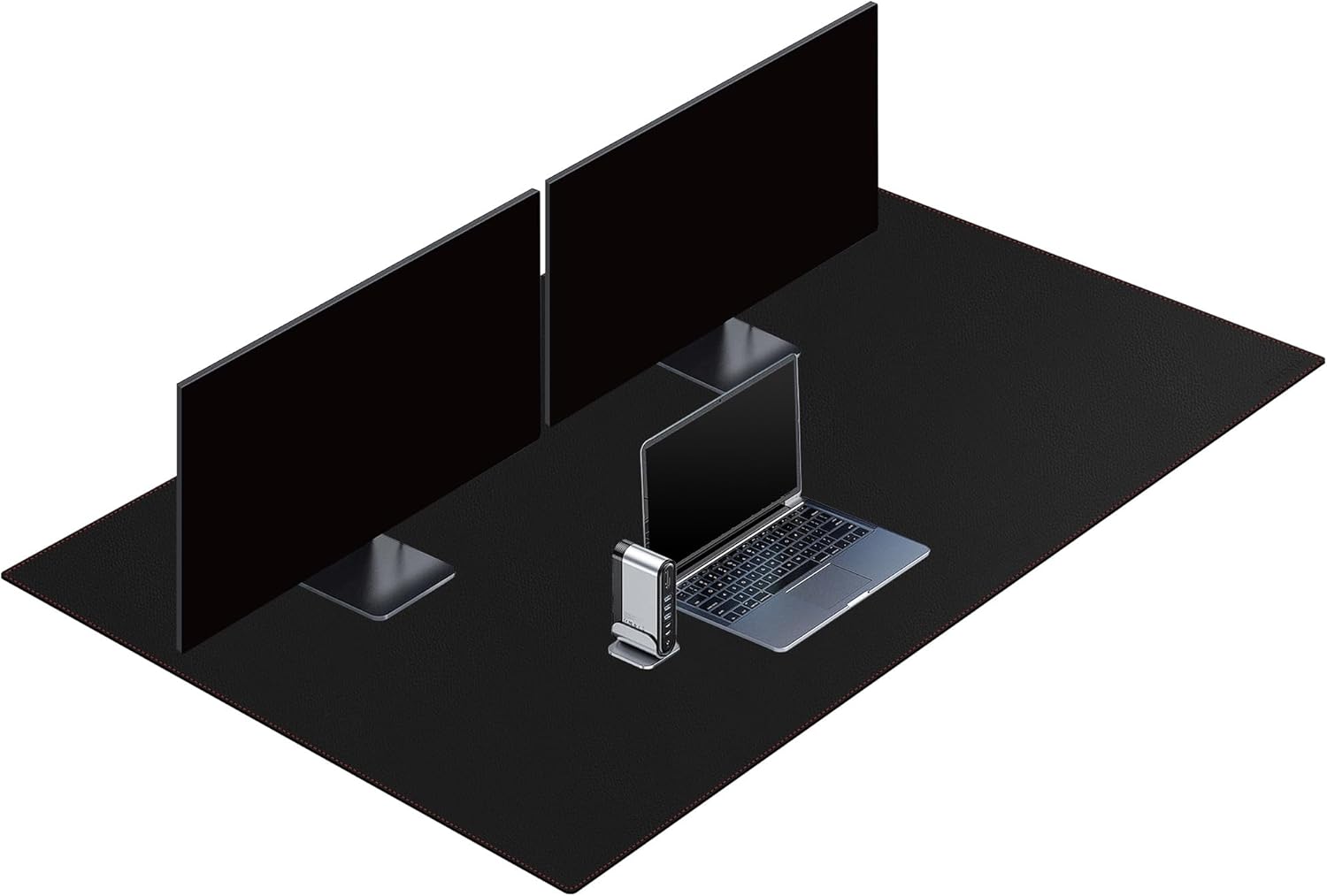 ZORESYN Conference Desk Mat Black (70.87" x 31.5") - PU Leather Large Mouse pad for Keyboard, Desk Mat with Nonslip Base and Waterproof Desktop Writing Pad Mouse Mat - Image 29