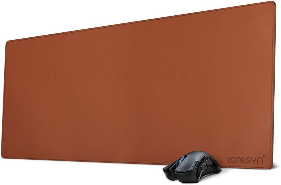 ZORESYN Conference Desk Mat Black (70.87" x 31.5") - PU Leather Large Mouse pad for Keyboard, Desk Mat with Nonslip Base and Waterproof Desktop Writing Pad Mouse Mat - Image 40