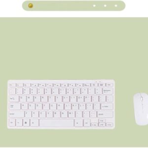 ZPEE Extra Large Waterproof Gaming Mouse Pad,Leather Mouse Mat Gaming Desk Pad Protector Large,Not-Slip Writing Mat for Table Office Home-Green 60x120cm