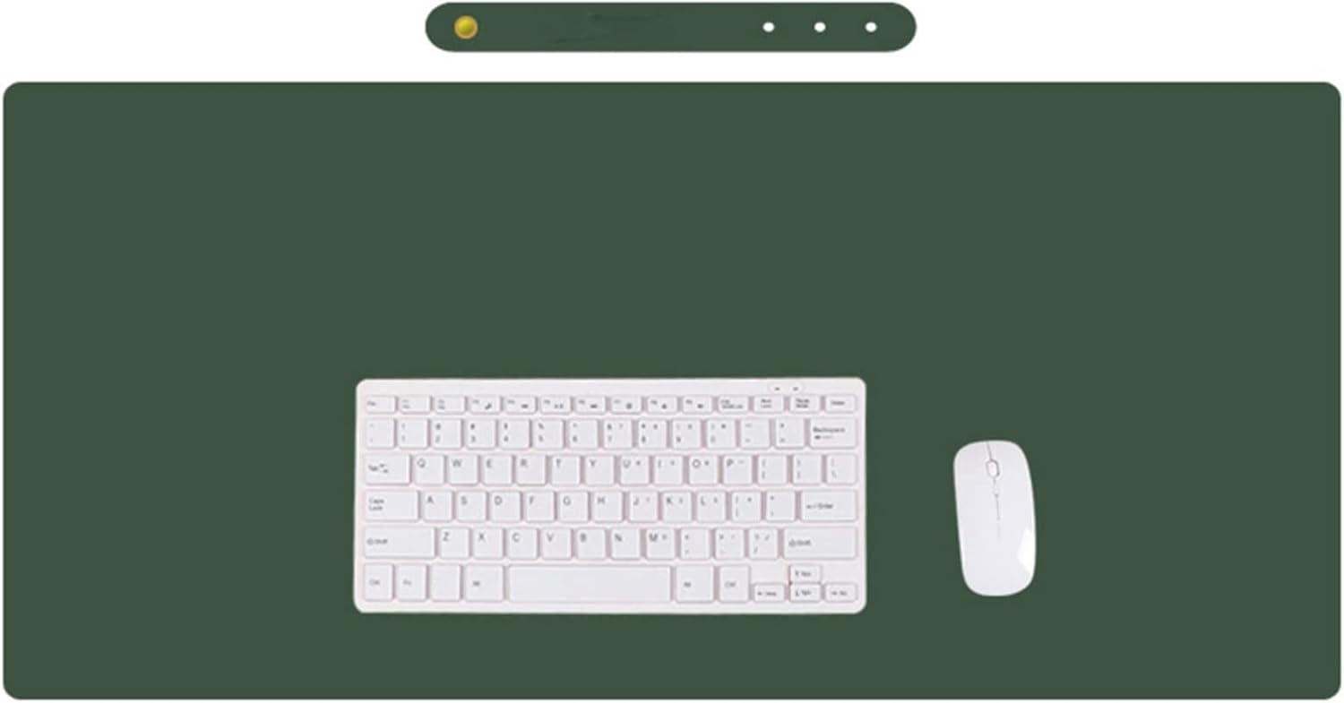 ZPEE Extra Large Waterproof Gaming Mouse Pad,Leather Mouse Mat Gaming Desk Pad Protector Large,Not-Slip Writing Mat for Table Office Home-Green 60x120cm - Image 8
