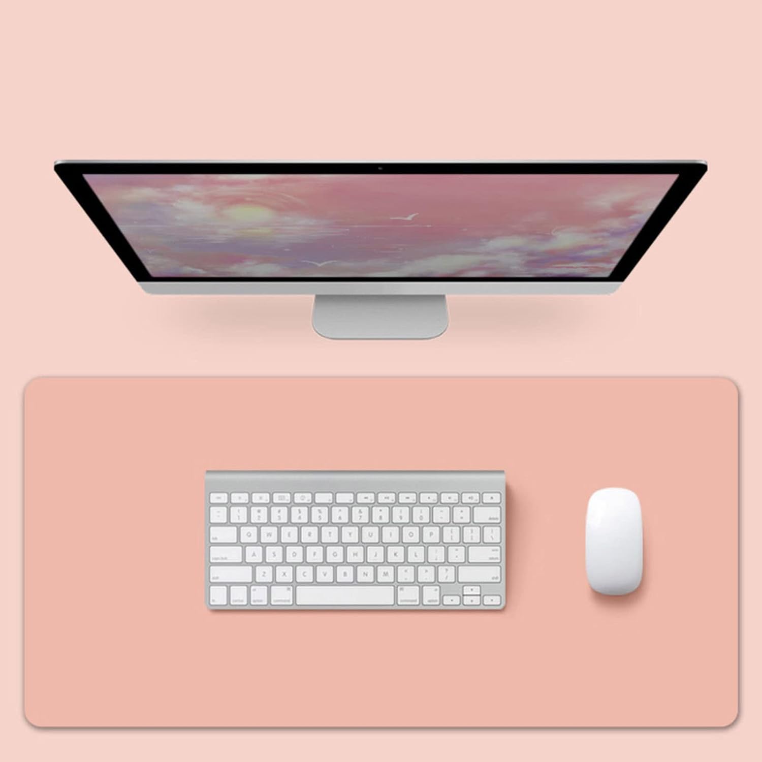 ZPEE Thicken Gaming Mouse Pad Large,Mouse Pads for Desk Gaming Washable Leather Keyboard Mat Table Mat for Desk Writing Mat-White 90x45cm - Image 10