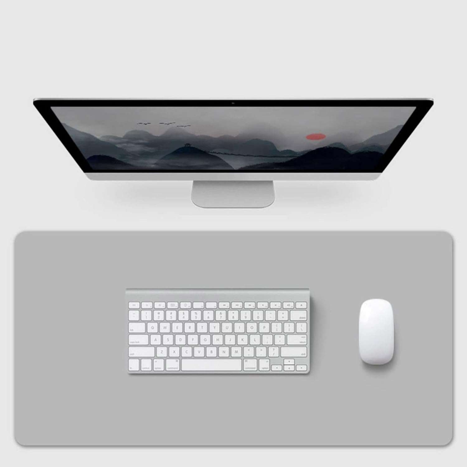 ZPEE Thicken Gaming Mouse Pad Large,Mouse Pads for Desk Gaming Washable Leather Keyboard Mat Table Mat for Desk Writing Mat-White 90x45cm - Image 14